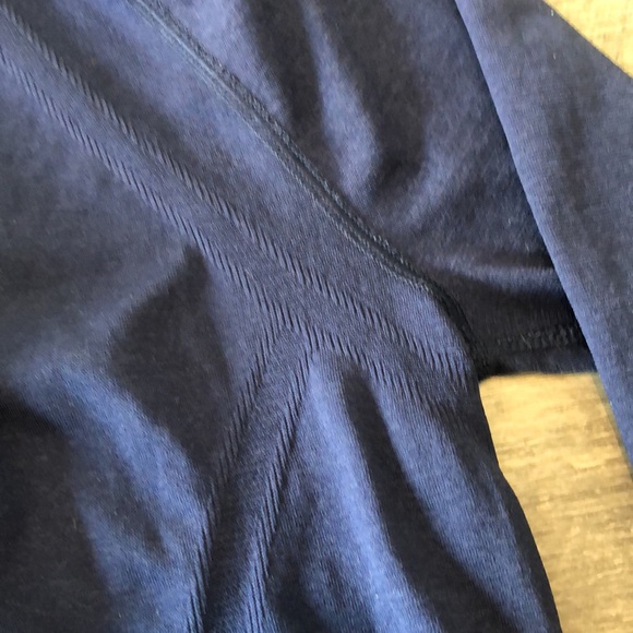 Athleta Fastest Track Half Zip Navy - Sz Small - Picture 10 of 12